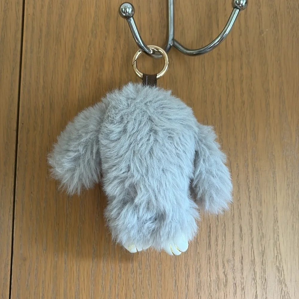 Bao Bunny Keychain gray and gold